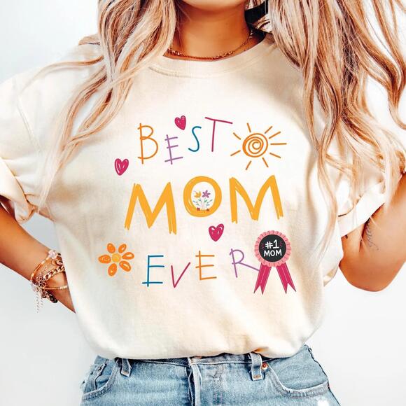 Other - Retro Comfort Mama T-Shirt, Best Mom Ever Shirt, Mother Day